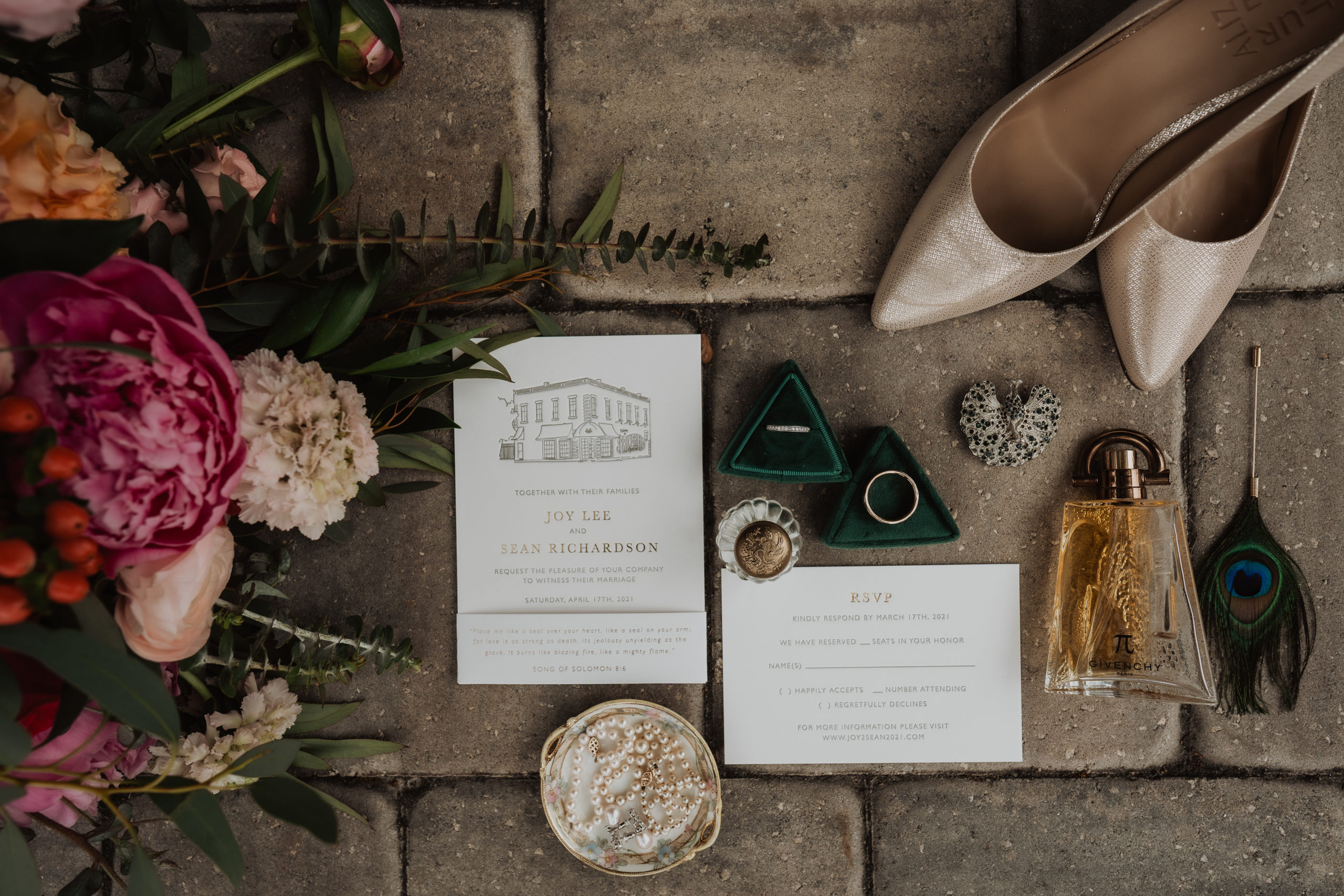 wedding details for bookend