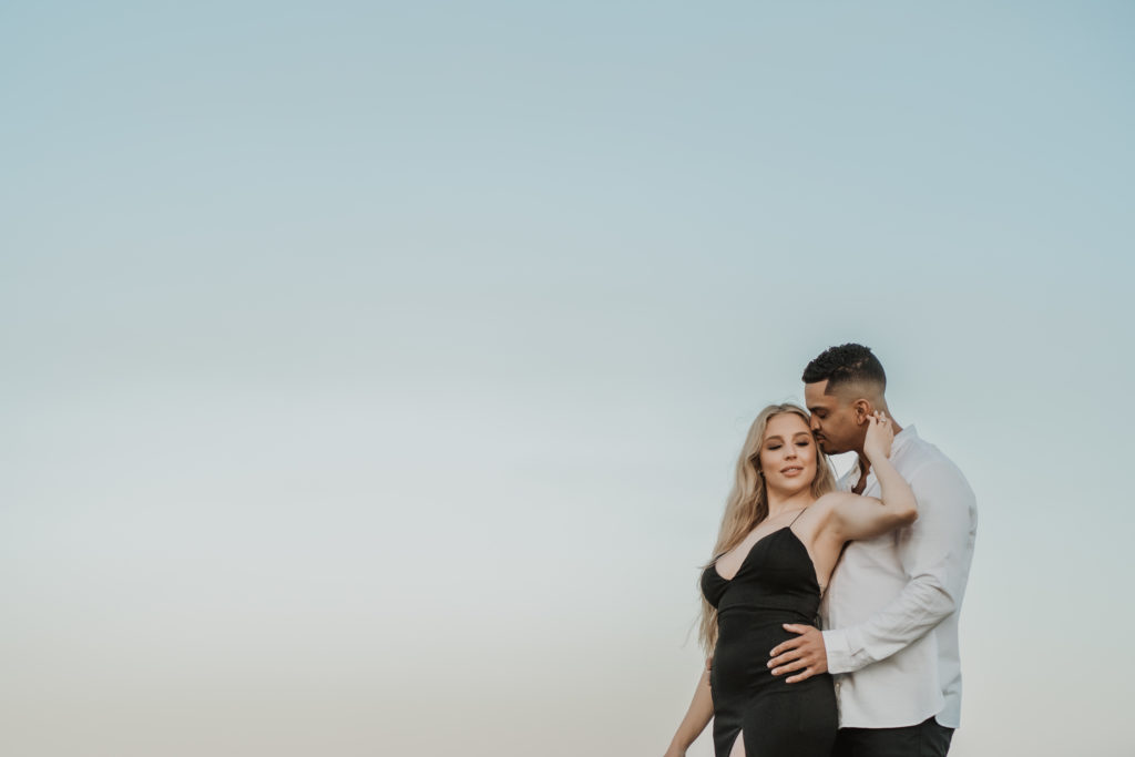 beach engagement session