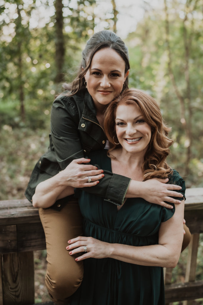 lesbian engagement session