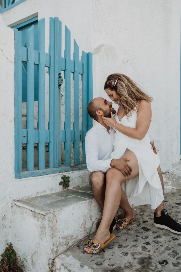 Santorini-elopement