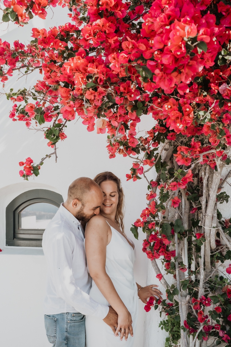 Wedding Photos in Santorini Greece